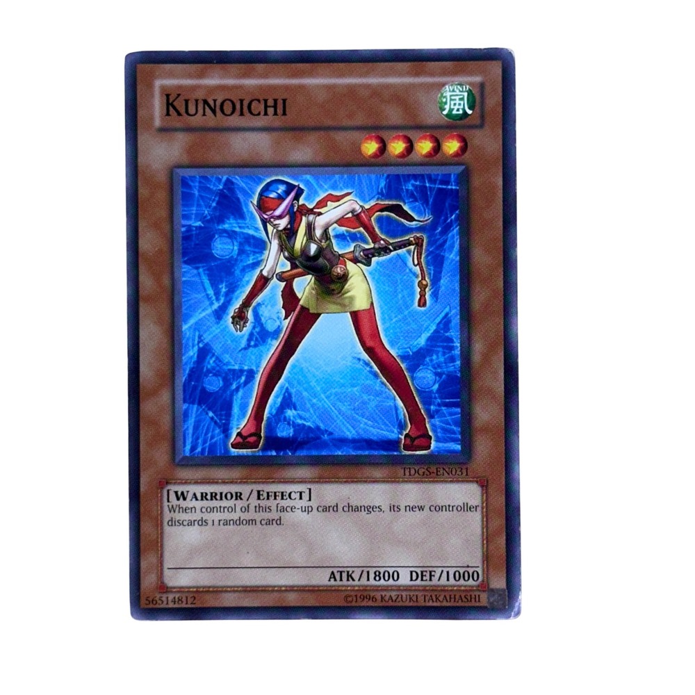Yu-Gi-Oh! Trading Card Game Kunoichi TDGS-EN031‎ Super Rare Wind Warrior Effect
